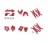 Vuzmode Kit Set Braccio Sospensione Fuso a snodo, for Camion Losi 1/18 Mini-T 2.0 2WD RC Collegamento Sospensione Auto RC(Rot)