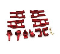 Vuzmode Kit Set di Bracci di Sospensione del Blocco dell'articolazione dello sterzo, for Accessori di Ricambio for Auto LC Racing PTG-2 1/10 RC Collegamento Sospensione Auto RC(Rot)