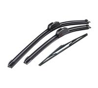Vuzmode Kit set spazzole tergicristallo anteriore e posteriore, for Daihatsu, YRV 2000-2005 Parabrezza 21"14"12" Spazzola tergicristallo posteriore(BLACK Left hand drive)