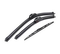 Vuzmode Kit set spazzole tergicristallo anteriore e posteriore, for Kia, Rio DC 1999-2005 Parabrezza 21"+18"+14" Spazzola tergicristallo posteriore(BLACK Right hand drive)