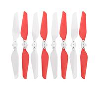 Vuzmode Lame for puntelli pieghevoli a sgancio rapido 2/4/8 pezzi, for miglio, for eliche FIMI X8 SE 2020 accessori quadricotteri Elica a due pale da 9 pollici per drone(8pcs red white)