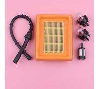 Vuzmode Lampadina for tubo flessibile del filtro del carburante dell'aria, for STIHL, FS120 FS200 FS250 FS300 Tagliaerba di ricambio Sostituisci la parte del motore Tubo flessibile per carburante per