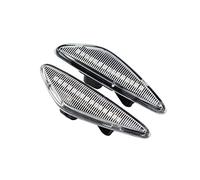 Vuzmode Lampeggiatore indicatore di direzione ripetitore laterale, for Mazda, 6 GH 5 CW Premacy RX-8 MX-5, for Fiat, 124 Spider Luce di segnalazione laterale per auto(2PCS Crystal Type)