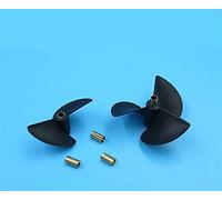 Vuzmode Manicotto di conversione dell'albero in rame del convertitore dell'apertura dell'elica da 4,76-4 mm Manicotto for eliche in ottone da 4,76 mm a 4 mm for barche modello RC Elica per barca in me