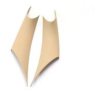 Vuzmode Maniglia interna for porta 2 pezzi for pannello for auto for copertura protettiva Trim nera, for BMW, Serie 3/GT 4 F30 F35 2012-2018 Copertura per maniglia interna della portiera auto(Beige)