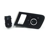 Vuzmode Manopola di regolazione interruttore specchietto laterale con controllo porta, for VW, Volkswagen, Caddy, Touran 2003-2015 1T1 959 565F Interruttore specchietto laterale