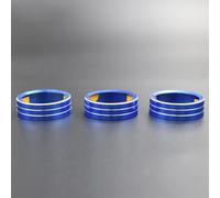 Vuzmode Modanature interne decorative for pomello aria condizionata, for VW, for, 2019 2018 Accessori for il rifacimento Car Styling Decorazione del rivestimento della presa d'aria dell'auto(Blue)