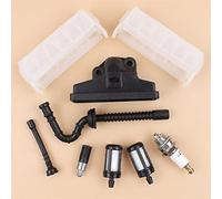 Vuzmode MS210 MS230 MS250 Filtro dell'aria Tubo flessibile for olio combustibile Kit candela, for STIHL, MS210 MS230 MS250 MS 210 230 250 021 023 025 Pezzi di ricambio for motoseghe Tubo flessibile pe