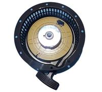Vuzmode Olio Motore 186F 186FA 188F L100 Maniglia di avviamento a Strappo Tuta, for Kipor Kama e Tutti i Marchi Cinesi Sistema di avviamento a Strappo con Cordino di tra(Black Clockwise-01)