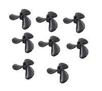 Vuzmode Pagaia completamente immersa 3 pale in nylon elica CW CCW diametro 52mm/56mm doppio motore puntelli apertura 5mm for barca RC simulazione fai da te nave Elica per barca in metallo(4pairs D56x5