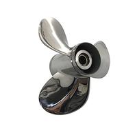 Vuzmode Parti for barche in acciaio inossidabile con 13 scanalature Elica fuoribordo 11 1/8x13, for, for motore T25HP 40HP 50HP 55HP 60HP 69W-45945-00-EL Elica per barca in metallo