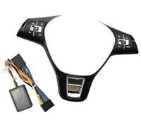 Vuzmode Pulsante di controllo della velocità dell'auto, for Jetta, for POLO, for Passat, for Santana, pulsante sul volante Interruttore pulsante del volume Interruttore audio Pulsante del telefono Moz