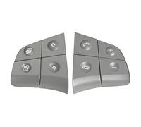 Vuzmode Pulsante di controllo dell'interruttore del volante dell'auto, for Mercedes, for Benz, W164 ML350 ML500 W251 R300 R350 16482079109116 Interruttore al volante(BLACK Grey)