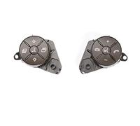Vuzmode Pulsanti di commutazione multifunzione Pulsante di controllo audio, for Mercedes, for Benz, ML GL W164 Classe R W251 Interruttore al volante(BLACK Brown)