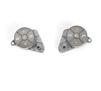 Vuzmode Pulsanti di commutazione multifunzione Pulsante di controllo audio, for Mercedes, for Benz, ML GL W164 Classe R W251 Interruttore al volante(BLACK Grey)