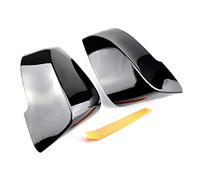 Vuzmode Rearview Mirror Cover Side Wing Protect Frame Covers Carbon Fiber Style Shell, for, 5 Series F10 F11 2011-2015 Copertura per specchietto retrovisore Auto(Bright Black)