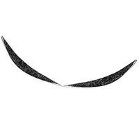 Vuzmode Rivestimento della copertura della palpebra del sopracciglio del faro anteriore in fibra di carbonio, for Infiniti, Q50 tutti i modelli 2014-2022 Rifinitura sopracciglia fari