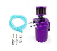 Vuzmode Serbatoio di raccolta dell'olio in alluminio con deflettore, serbatoio dell'olio con filtro dell'aria universale da 300 ml Filtro dell'aria abitacolo(PUEPLE)