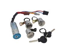 Vuzmode SET COMPLETO DI SERRATURA CILINDRO ACCENSIONE AVVIAMENTO PORTELLONE PORTIERA ANTERIORE, for Citroen, BERLINGO 1996-2008 4162.Q4 252526 Sostituzione dell'attuatore della serratura della