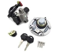 Vuzmode Set di blocco moto Interruttore accensione Chiavi sedile del serbatoio carburante, for MV Agusta, Brutale 910S 910R 989R 1078RR 800093340 Interruttore di accensione per motocicletta
