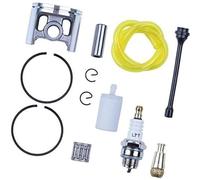 Vuzmode Set di filtri for Tubo Flessibile del Carburante dell'olio del Cuscinetto degli Anelli del pistone da 50 mm, for Husqvarna, Parti del Motore della Motosega Speciale 266 268 Anello del pistone