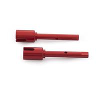 Vuzmode Set sterzo in Lega di Alluminio Albero Motore Osso di Cane Giunto elica Verticale, for Tamiya, for Telaio TT02 1/10 RC su Auto da Strada Braccio di Sospensione RC(Propeller Joint Red)