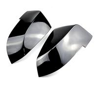 Vuzmode Side Wing Rearview Mirror Cover cap, for, 5 6 7 Series E60 E61 E63 E64 F01 F02-F04 F06 F07 F10 F11 F12 F13 Carbon Fiber Black Copertura per specchietto retrovisore Auto(Bright Black)