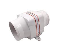 Vuzmode Soffiatore d'Aria di sentina for Barche in Linea da 12 V e 270 CFM, Adatto for Tubo Flessibile da 4'', for Barche, roulotte e Marine Ventilatore per Motori marini