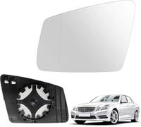 Vuzmode Specchietto retrovisore laterale riscaldato, for Mercedes Classe ACES W176 W204 X204 W212 W221 (lato destro) Vetro dello specchietto retrovisore laterale della portiera(BLACK Left Side)