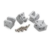Vuzmode Supporti di collegamento portante C-Hub for albero motore con ingranaggio conico in metallo, for asse assiale AR60, for Wraith RR10 Bomber Rig RC Rock Racer Collegamento sospensione auto RC(J)