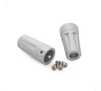 Vuzmode Supporti di collegamento portante C-Hub for albero motore con ingranaggio conico in metallo, for asse assiale AR60, for Wraith RR10 Bomber Rig RC Rock Racer Collegamento sospensione auto RC(H)