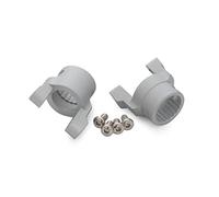 Vuzmode Supporti di collegamento portante C-Hub for albero motore con ingranaggio conico in metallo, for asse assiale AR60, for Wraith RR10 Bomber Rig RC Rock Racer Collegamento sospensione auto RC(F)