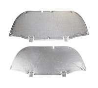 Vuzmode Tappetino isolante for cofano motore anteriore Suono Calore Cotone fonoassorbente Copertura in schiuma ignifuga, for Toyota, Corolla, Cross 2020-2022 Scudo termico del motore(Aluminum Foil)