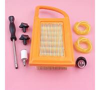 Vuzmode Tubo flessibile for filtro aria carburante, for STIHL, BR600 BR550 BR500 Carburatore Choke Knob Strumento regolabile Soffiatore Sostituisci pezzo di ricambio 4282 182 9500, 4282 141 0300 Tubo