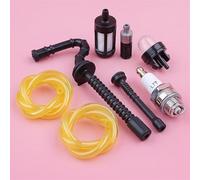 Vuzmode Tubo flessibile for filtro olio combustibile, for STIHL, MS192 MS192T MS192TC Lampadina primer Kit candela di ricambio for motosega Parte di ricambio 188-512 Tubo flessibile per carburante per