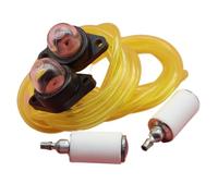 Vuzmode Tubo flessibile for linea carburante da 2 piedi, filtro del carburante, kit lampadina primer a scatto, for Poulan, parti for motosega for decespugliatore e decespugliatore Tubo flessibile per