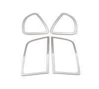 Vuzmode Uscita aria Aria condizionata Copertura Telaio in acciaio inossidabile Car Acce Car Styling, for Mitsubishi, ASX 2011-2015 4 pezzi/set Decorativo Accessorio per bocchette di aerazione dell'a