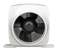 Vuzmode Ventilatore Elettrico DC Marino in Linea da 4 Pollici e 270 CFM for sentina, Accessorio for Barca, 12 V, Bianco Ventilatore per Motori marini