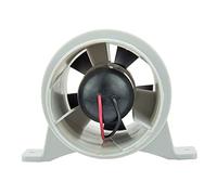 Vuzmode Ventilatore in Linea da 3 Pollici 12 V, Ventilatore di sentina for Barche, Ventola di Raffreddamento, Ventilazione della Cabina Marina Ventilatore per Motori marini