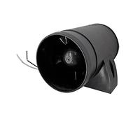 Vuzmode Ventilatore Turbo di sentina a Basso Rumore, sfiato dell'Aria, Ventilatore di Scarico in Linea for Yacht, Resistente all'Acqua, Barca Marina, ABS, Camper Ventilatore per Motori marini