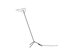 VV Cinquanta Lampada Da Terra Nera/Bianco
