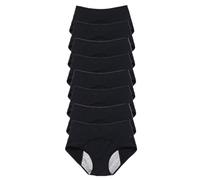 VVAULT Mutandine a vita alta a prova di perdite, confezione da 3/5/8 senza perdite, biancheria intima da donna, mutandine per incontinenza per donne, 8 pezzi - 2, 7XL