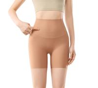 VVAULT Pantaloncini modellanti a compressione a forma di stayshaping, pantaloncini senza cuciture, modellante a vita alta da donna, Cammello, S