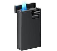 VVAY 2 Jet Flame Antivento Accendino a Gas Butano Ricaricabile (Gas non incluso)