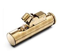 VVAY - Accendino portatile a cherosene, stile vintage, in ottone, ricaricabile, a olio, stile retrò, dorato, creativo, per regalo da collezione (cherosene non incluso).