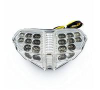 VVBNIN Compatibile con Ducati per 848 2008 2009 2010 2011 2012 2013 2014 per 1098 per 1198 2007-2013 Luce Freno Posteriore per Moto Indicatore di Direzione Indicatori per Moto(Clear)