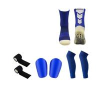 VVCPVDXCI Set da 4 pezzi di accessori da calcio calzini da calcio calzini da arrampicata calzini da calcio polpaccio calzino protezioni gambe mini parastinchi bende elastiche