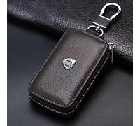 VVEIDIA Portachiavi per Auto per Volvo EX30 2023 2024, Sacchetto Chiave Astucci Portachiavi Pelle con Gancio in Metallo e Cerniera Custodia Chiave Accessori Auto,A
