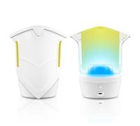 VVFLED Trappola per insetti, ricaricabile tramite USB, per moscerini, moscerini e pulci, facile da trasportare, per interni ed esterni, viaggi, campeggio, sicura e silenziosa (1 dispositivo + 4