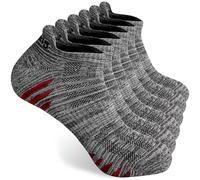 vvfxx Calzini alla caviglia per uomo 6 paia - Calzini da allenamento corti, traspiranti e ammortizzati, in cotone, anti-vesciche